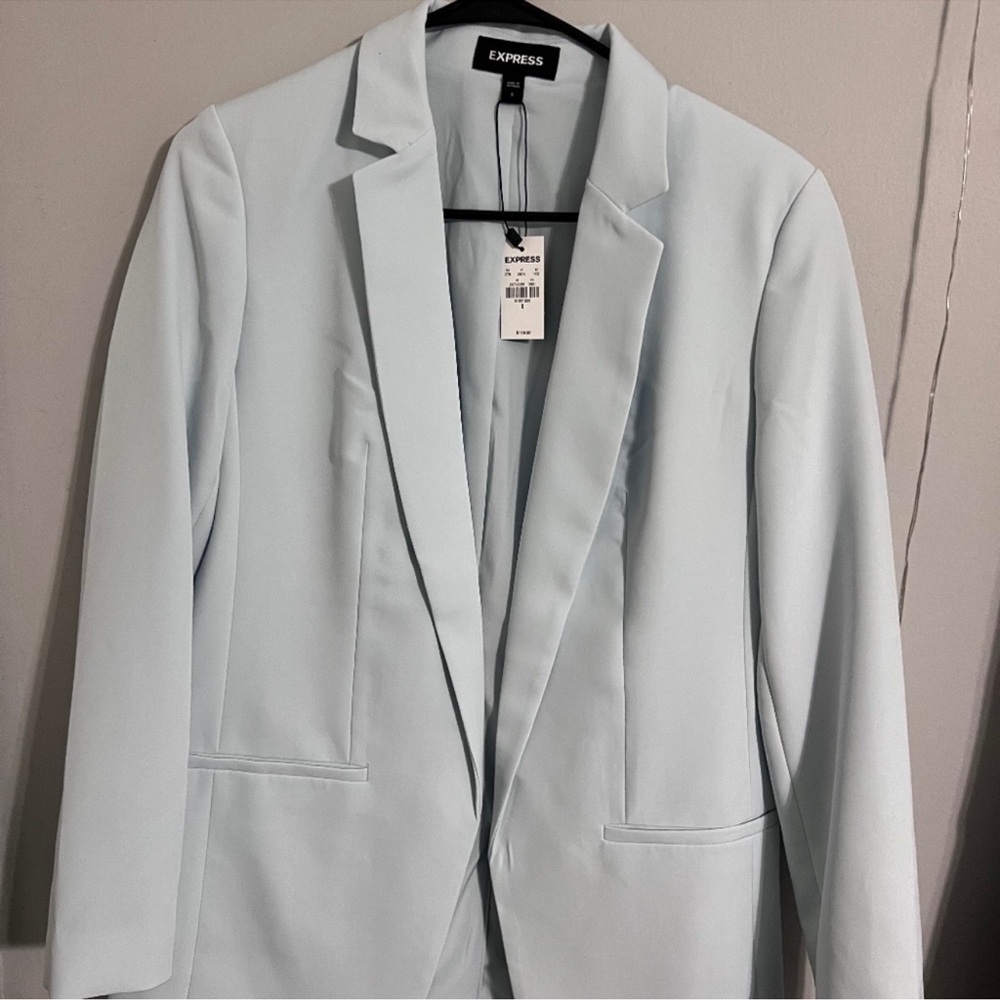 Express Light Blue Blazer